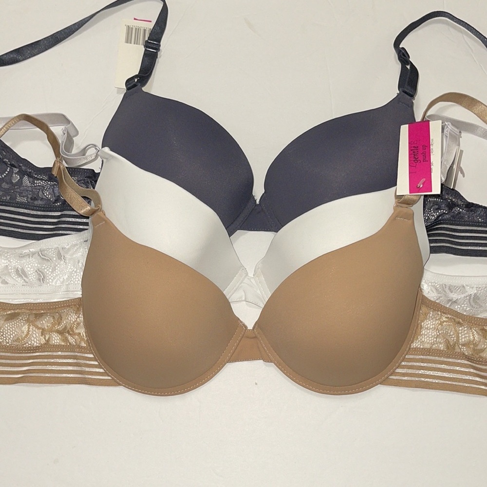 Bundle 3 pieces Push Up Gently T- Shirt Bra